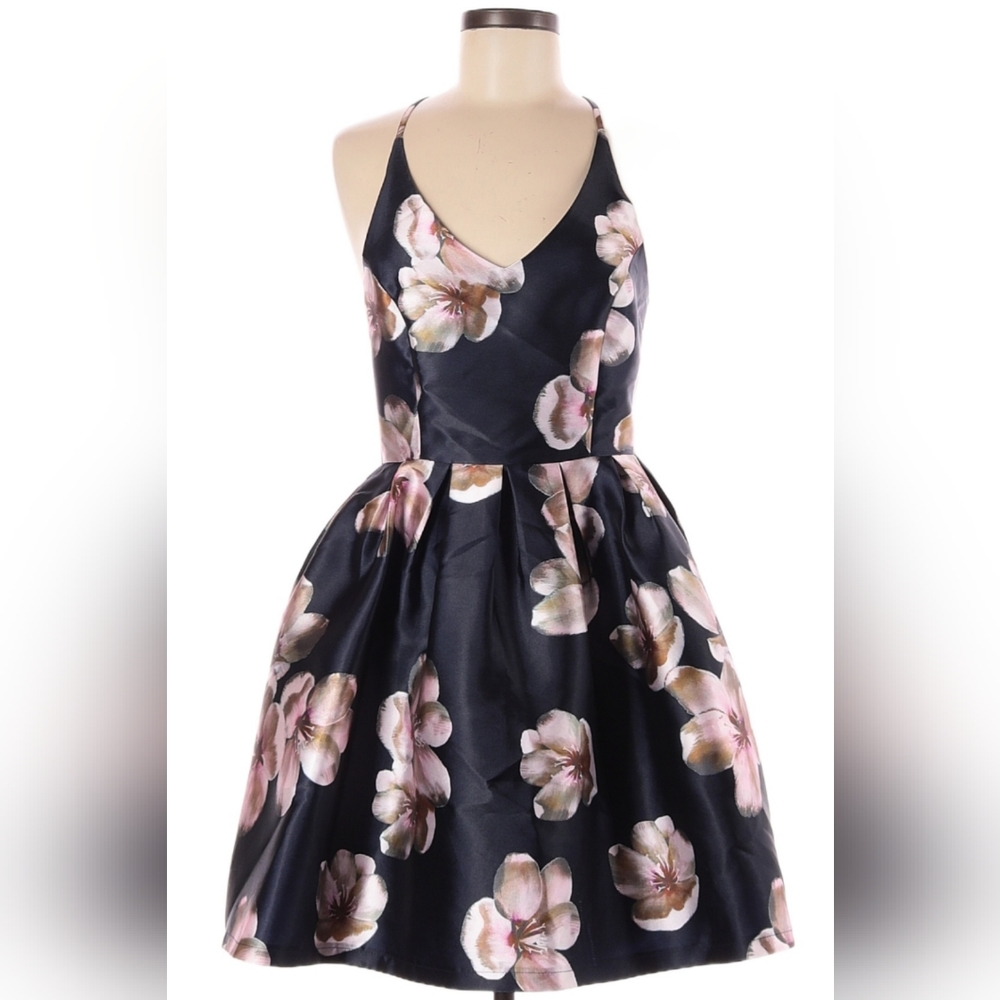INA Black floral dress Size Medium